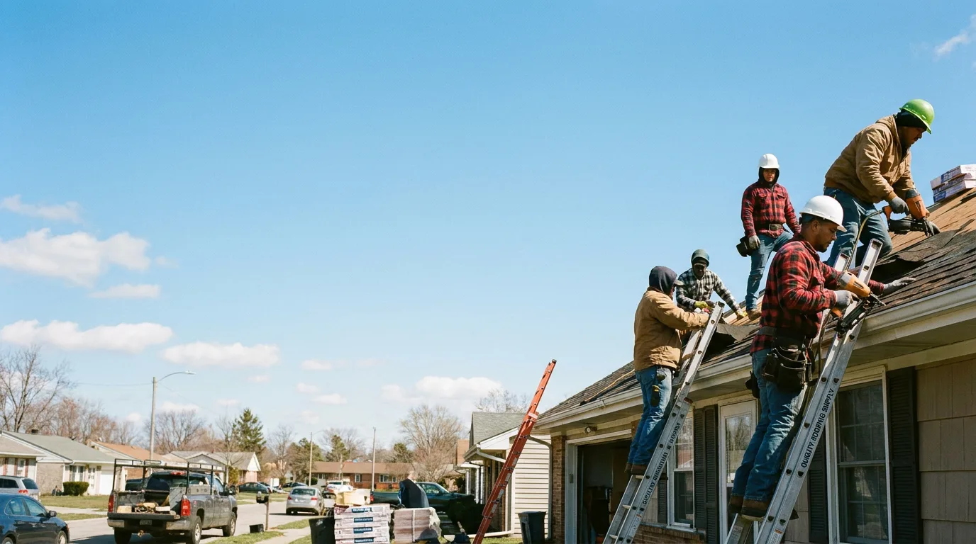 Roofing in Lee Center, IL near me